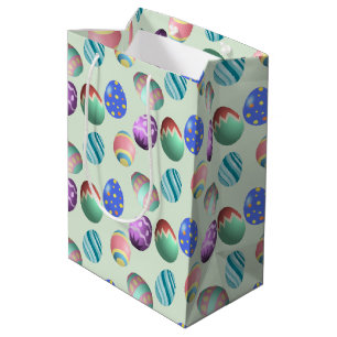 Green Easter Egg Easter Party Easter Egg Hunt Cute Medium Gift Bag