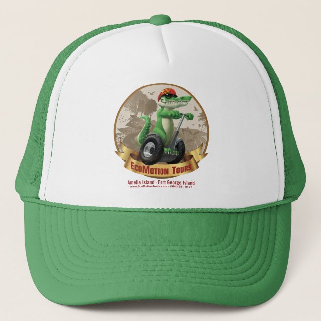 Green EcoMotion Tours Hat (Front)