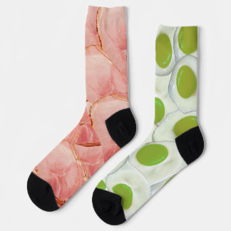 Green Eggs and Ham Novelty Socks
