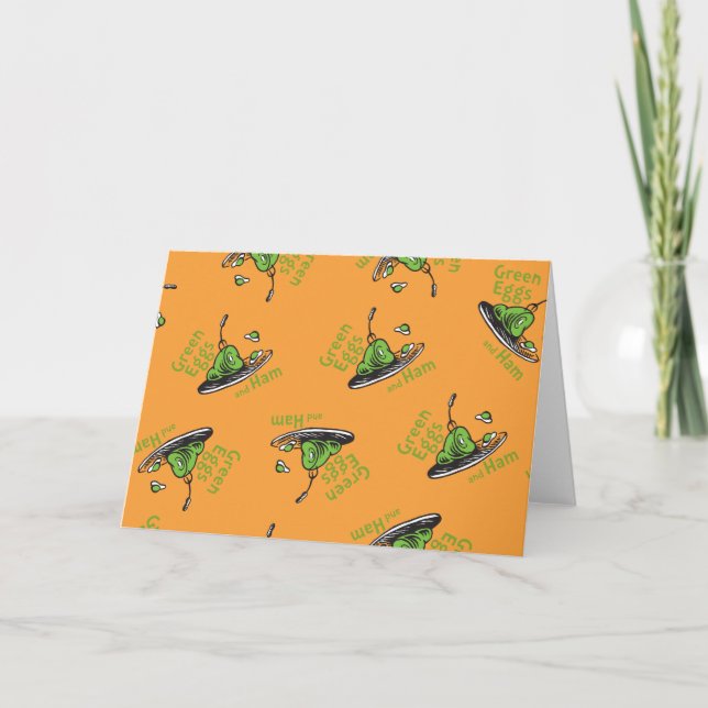 Green Eggs and Ham Pattern Card (Front)