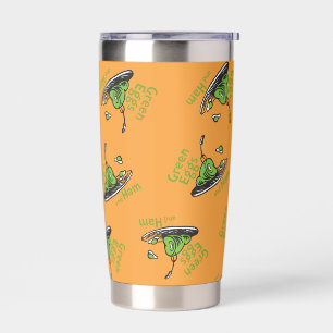 Green Eggs and Ham Pattern Insulated Tumbler