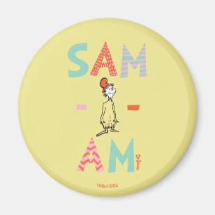 Green Eggs and Ham Sam-I-Am Magnet