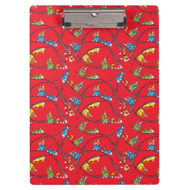 Green Eggs and Ham | Train Pattern Clipboard (Front)