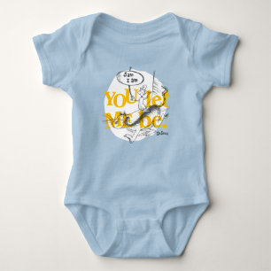 Green Eggs and Ham You Let Me Be Baby Bodysuit