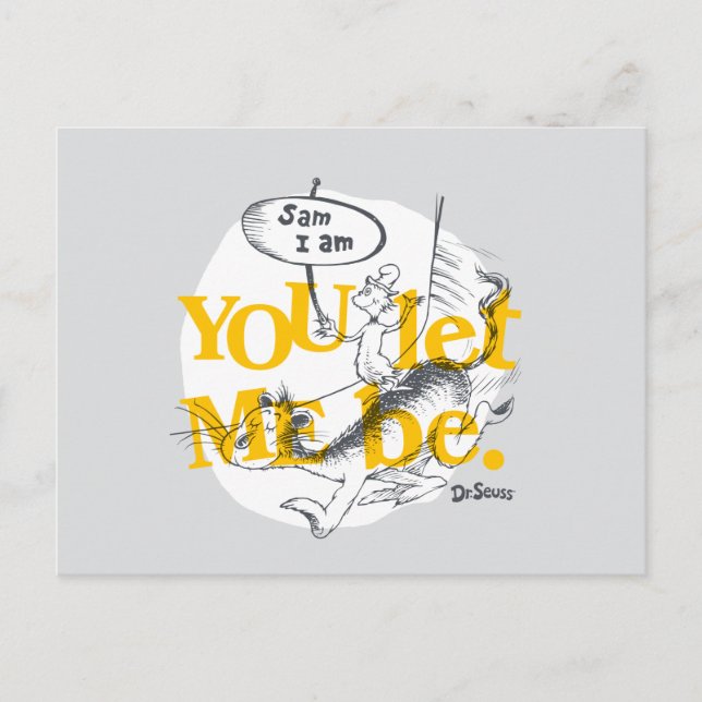 Green Eggs and Ham | You Let Me Be Postcard (Front)