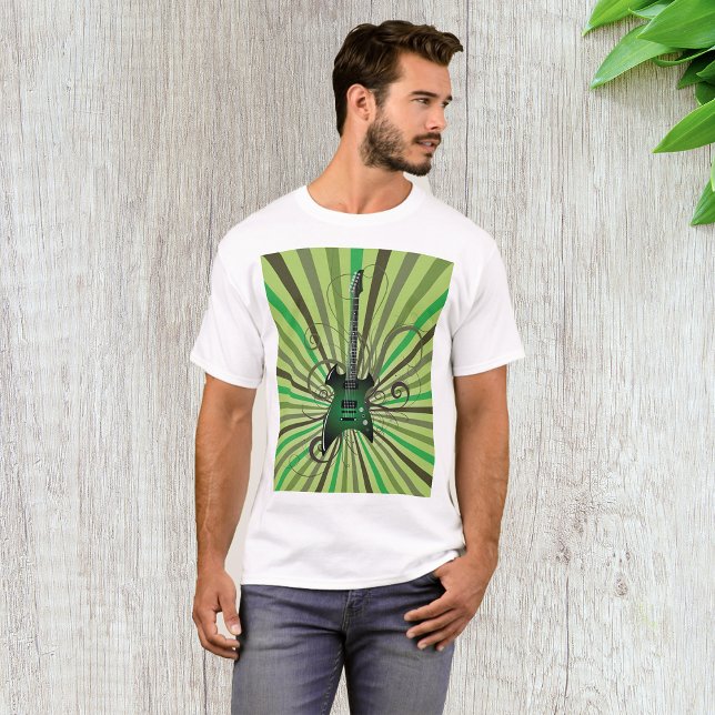 Green Electric Guitar T-Shirt (Creator Uploaded)