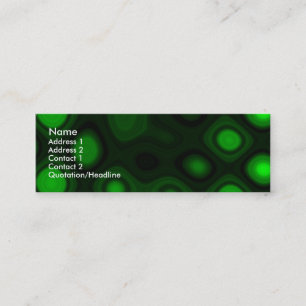 Green Electricity I - Template Mini Business Card