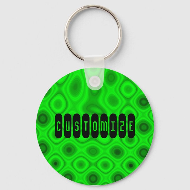 Green Electricity II - Template Key Ring (Front)