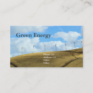 Green Energy Business Card