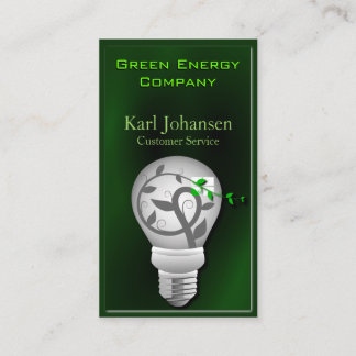 Green Energy Environmental Business Card