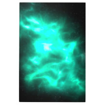 Green Energy Galaxy Metal Wall Art
