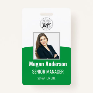 Green Energy Personalised Employee Photo ID Badge