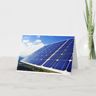 Green Energy Solar Power Card