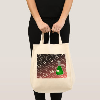 Green Erlenmeyer (Conical) Flask Chemistry Tote Bag