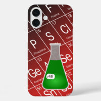 Green Erlenmeyer Flask (with Initials) Chemistry