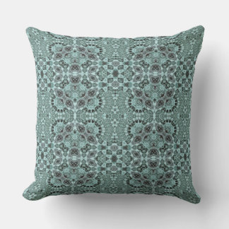 green ethnic ornament decor  cushion