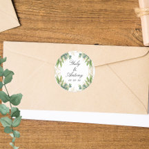 Green Eucalyptus Gold Botanical Seal