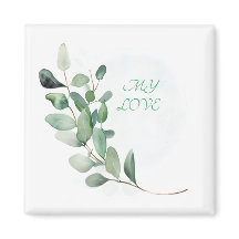Green Eucalyptus Leaves