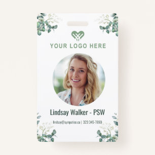 Green Eucalyptus StyleBadge ID Badge