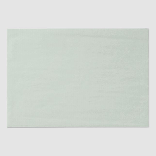 Green Eucalyptus Wedding  Tissue Paper (Front)