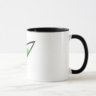Green Evil Eye Ceramic Mug