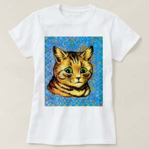 Green Eye Cat, Louis Wain T-Shirt