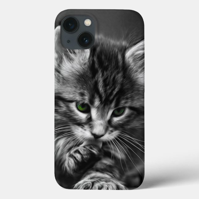 Green Eyed Kitten Case-Mate iPhone Case (Back)