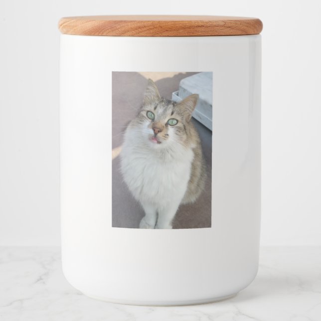 Green Eyes  Food Container Label (Front)