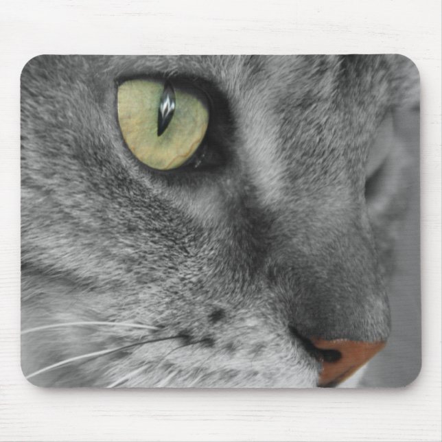 Green Eyes Mouse Pad (Front)