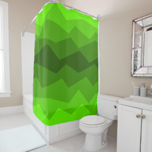 Green Fade  Shower Curtain
