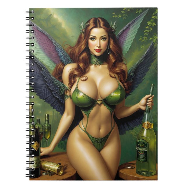 Green Fairy: Absinthe Notebook (Front)