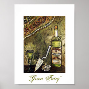 "Green Fairy" Absinthe Poster