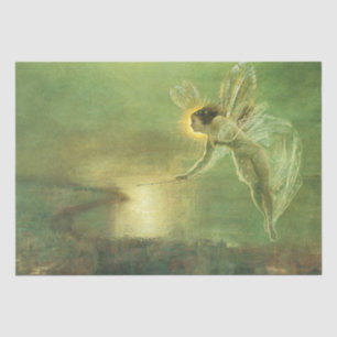 Green Fairy Fairies Decoupage Decoupaging Tissue Paper