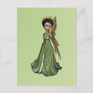 Green Fairy Postcard