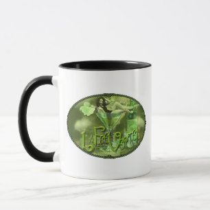 Green Fairy Splashy Collage I Mug