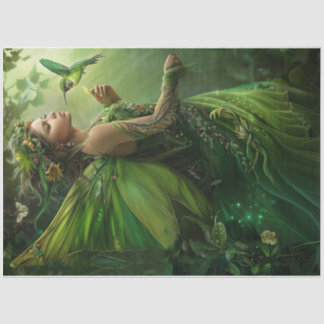 Green Fairy Tissue Paper