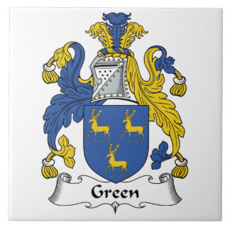 Green Family Crest Tile