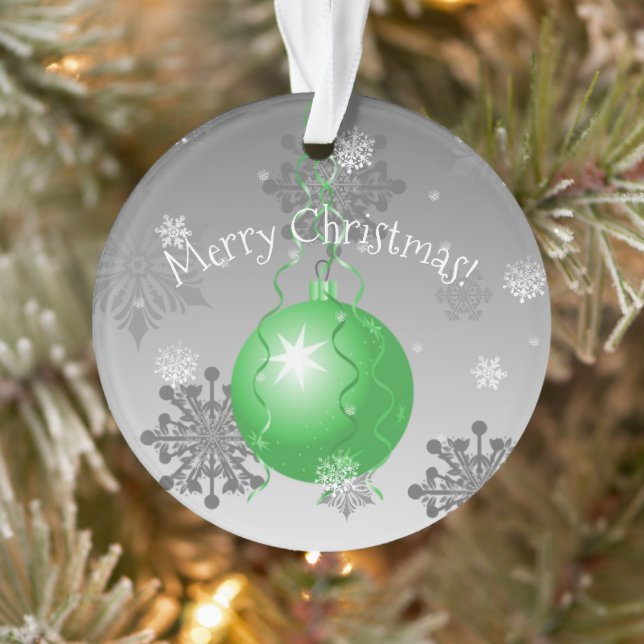 Green Fancy Christmas Ornament (Tree)