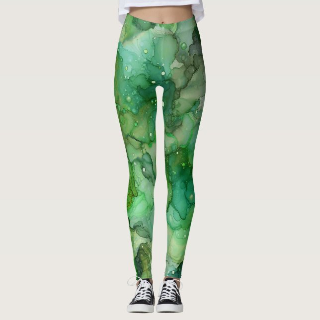 Green FANTASY Leggings (Front)