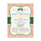 Green Farm Tractor Boy Baby Shower Invitation