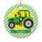 Green Farm Tractor with Yellow;  Green & White