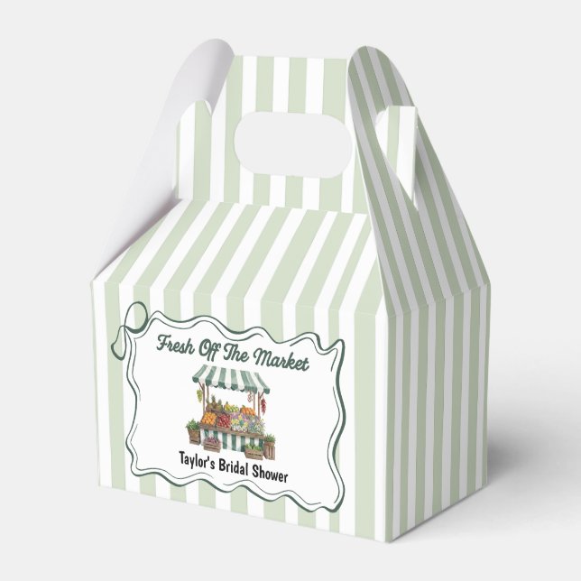 Green Favor Box (Front Side)
