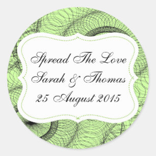 Green Favours Jam Jar Labels Spread The Love