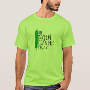 Green Feathers Project T-Shirt (Coloured)