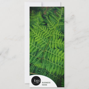 GREEN FERN BUSINESS LOGO CUSTOMER THANK YOU CARD