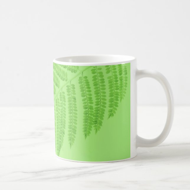 Green Fern Coffee Mug (Right)