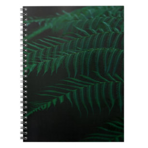 GREEN FERN PLANT IN CLOSE UP PHOTOGRAPHY NOTEBOOK