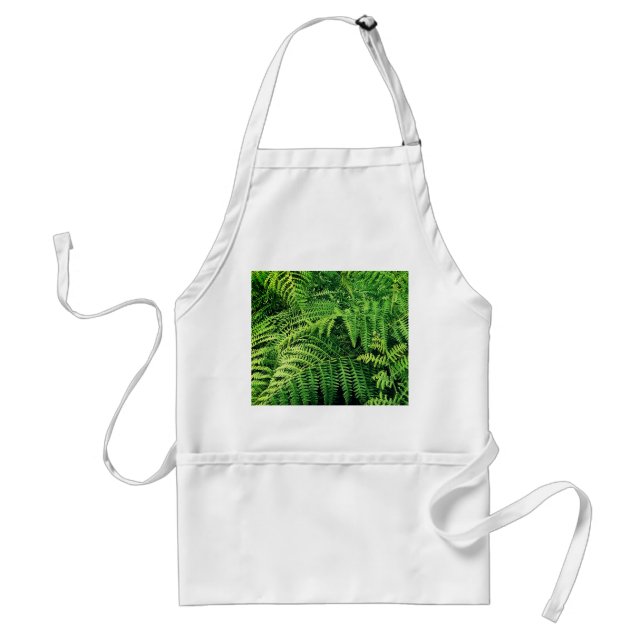 Green fern standard apron (Front)