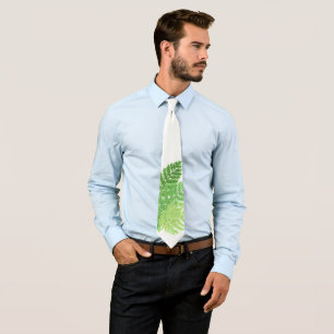 Green Fern Tie
