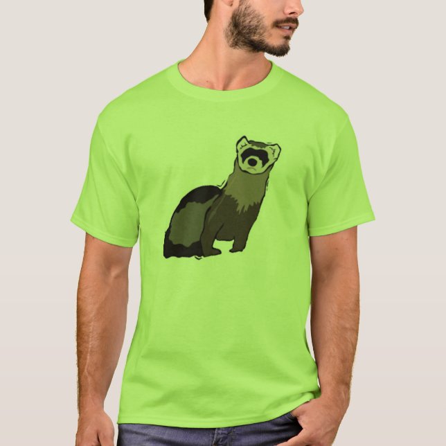 Green Ferret T-Shirt (Front)